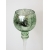 Świecznik Kielich szklany Zielony 40cm